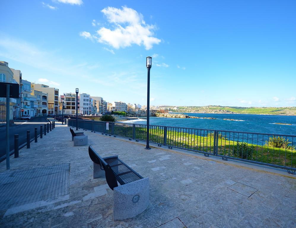 Blue Harbour 2 Bedroom Seafront Apartments With Large Terrace With Spectacular Sea Views - By Getawaysmalta Bahía de San Pablo Exterior foto